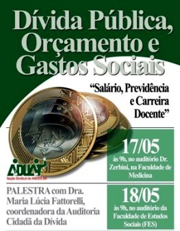 A Associação dos Docentes da Universidade Federal do Amazonas (Adua) traz a Manaus a coord